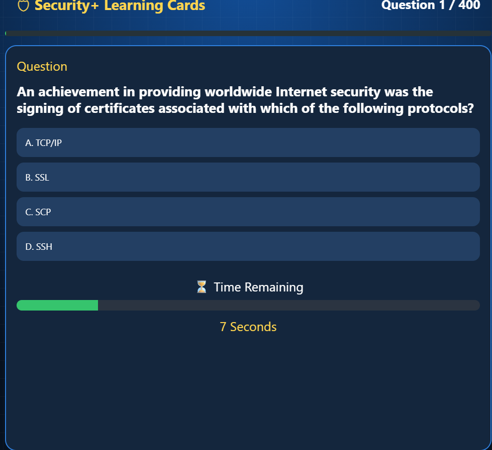 Free CompTIA Security+ SY0-701 Practice Questions