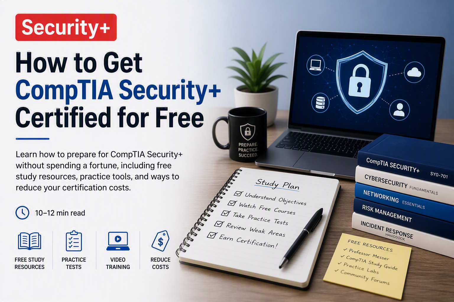How to get CompTIA Security+ certification for free through scholarships and funding